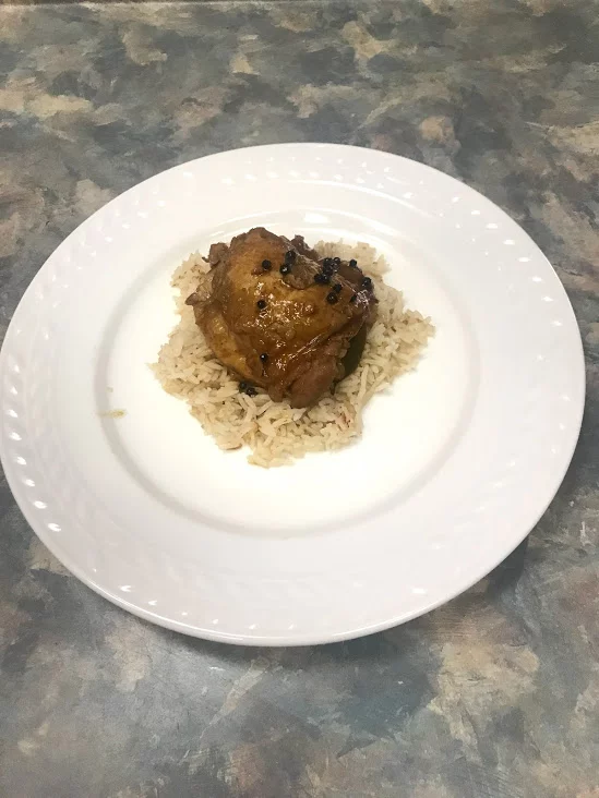 adobo-1 Chicken adobo over rice