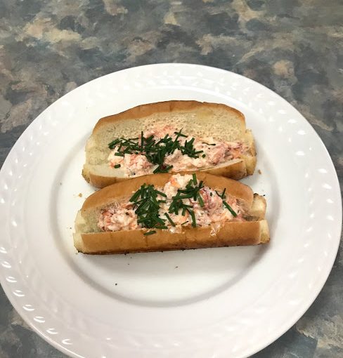 maritime style lobster roll