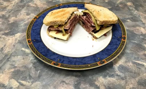 Pastrami sandwich