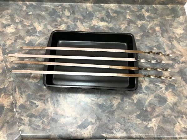 Chicken shashlik skewers