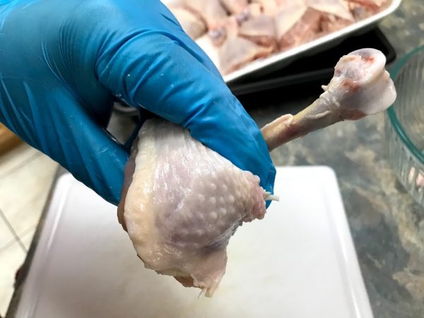 balled chicken for chicken chicken lollipop