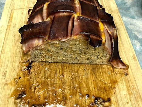 chicken meatloaf sliced