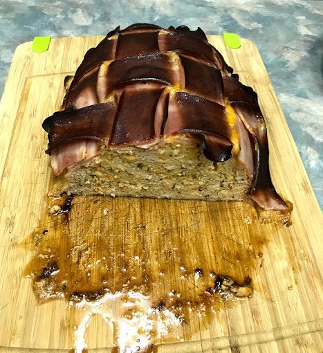 chicken meatloaf sliced