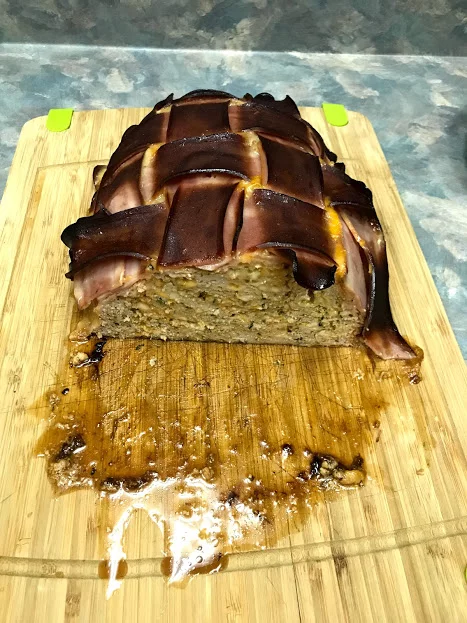 chicken meatloaf sliced