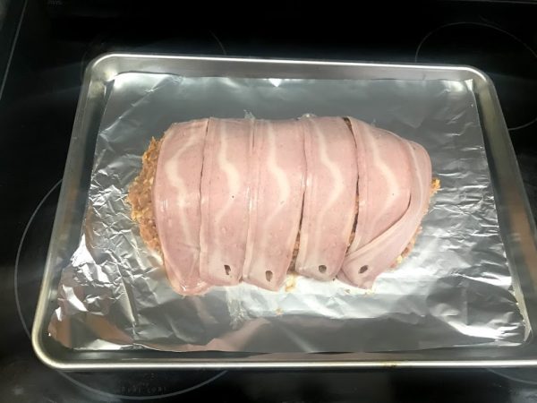 bacon weave step 1