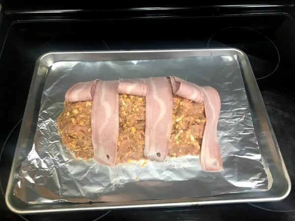 bacon weave step 2
