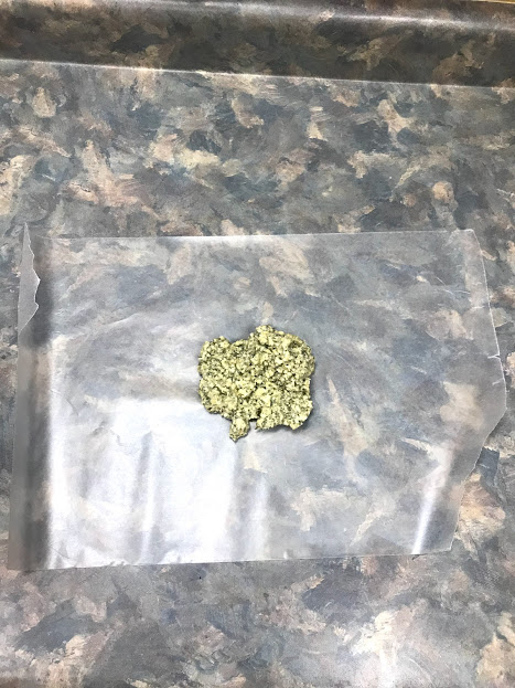 compound butter on wax paper