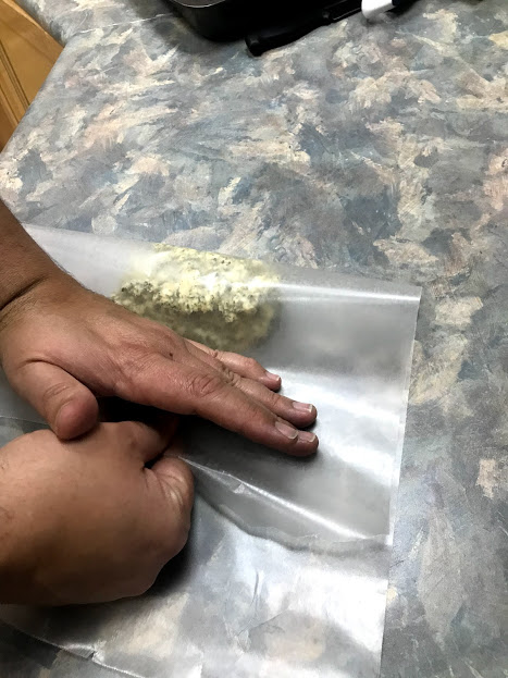 compound butter forming step 1