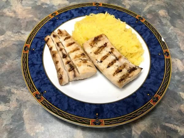 grilled-mahi-mahi-with-spaghetti-squash grilled mahi-mahi with spaghetti squash