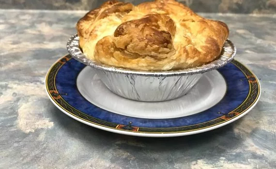 smoked chicken pot pie