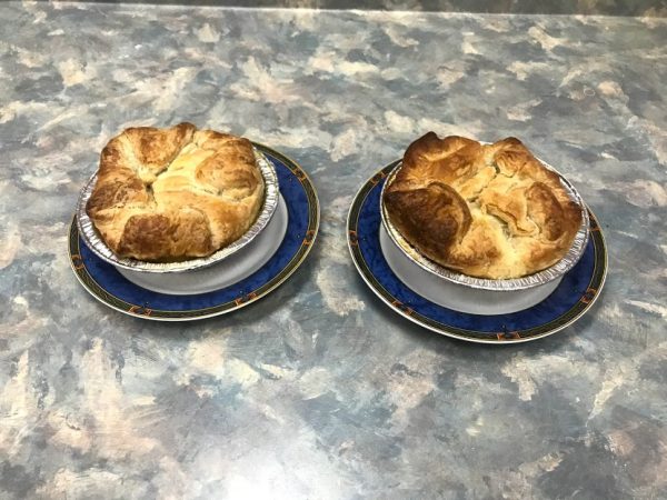 smoked chicken pot pies
