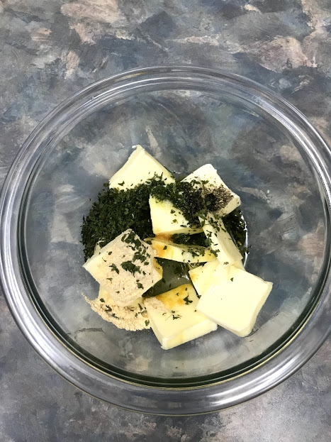 Unmixed compound butter