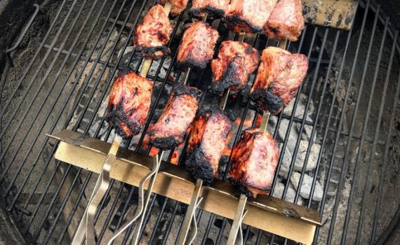 grilled brazilian garlic steak