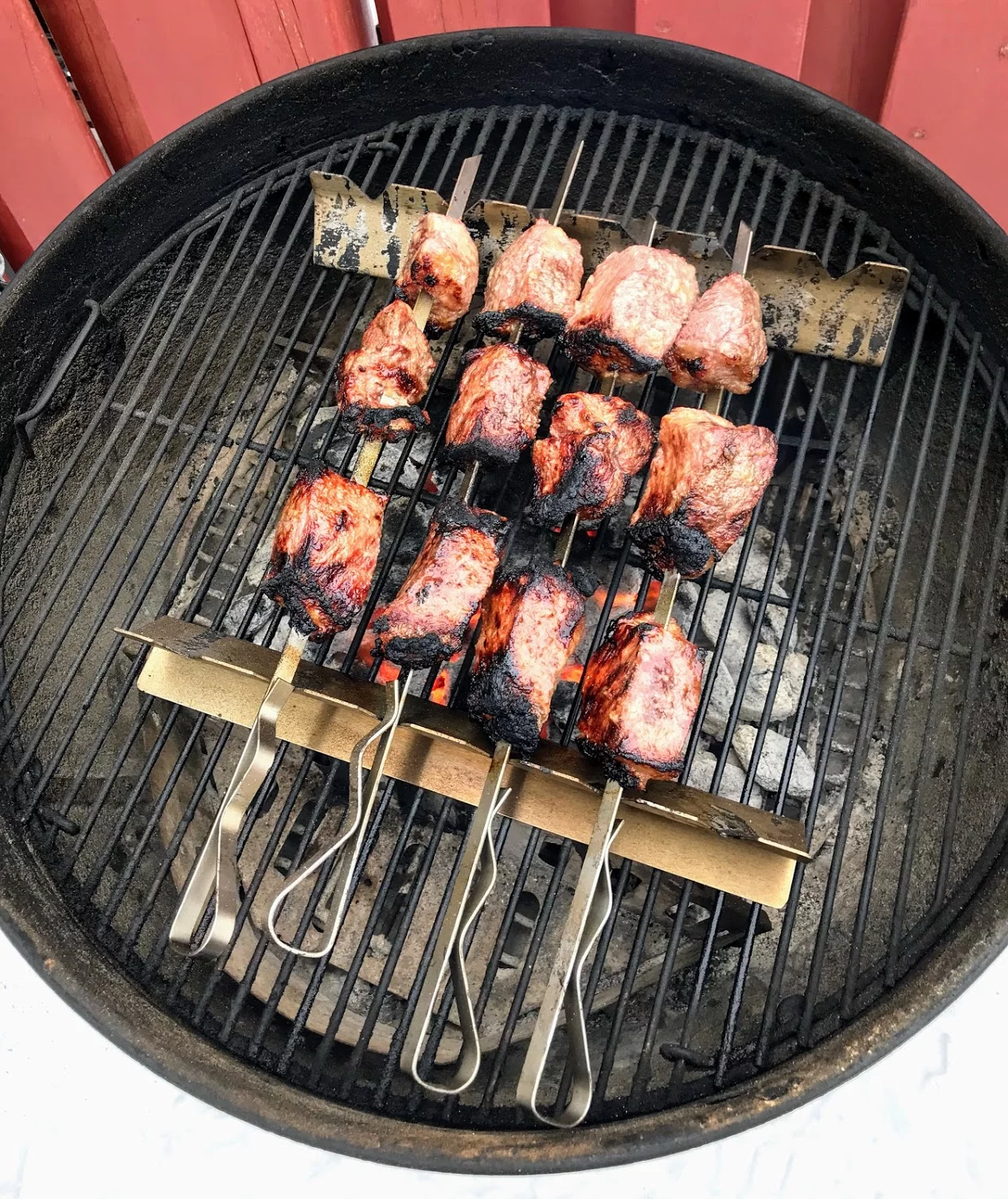 grilled brazilian garlic steak